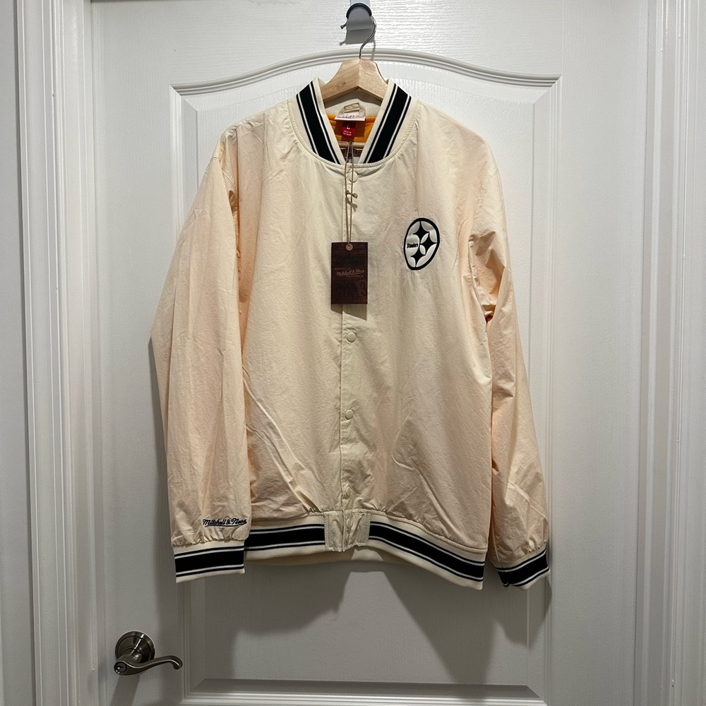 Mitchell & Ness Men's NFL Pittsburgh Steelers Varsity Jacket